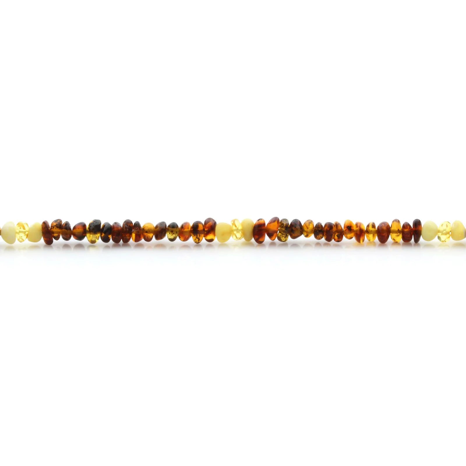 Adult Baltic Amber Necklace & 925 Sterling Silver Clasp 45cm. LE23