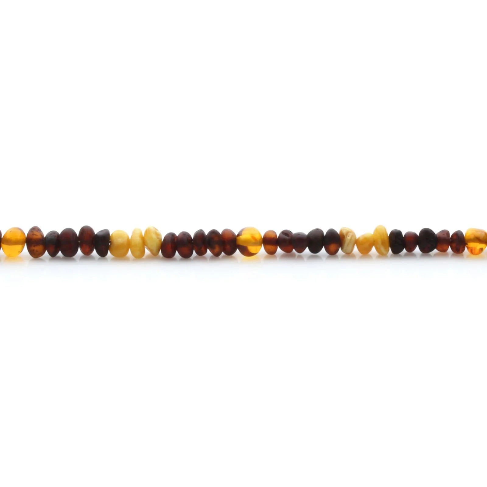 Adult Baltic Amber Necklace & 925 Sterling Silver Clasp 45cm. LE09