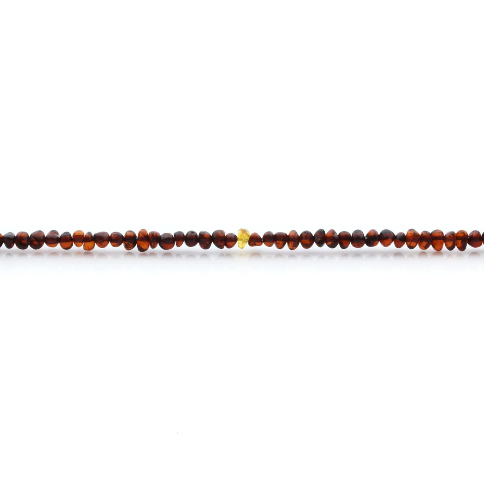 Adult Baltic Amber Necklace & 925 Sterling Silver Clasp 45cm. LE24