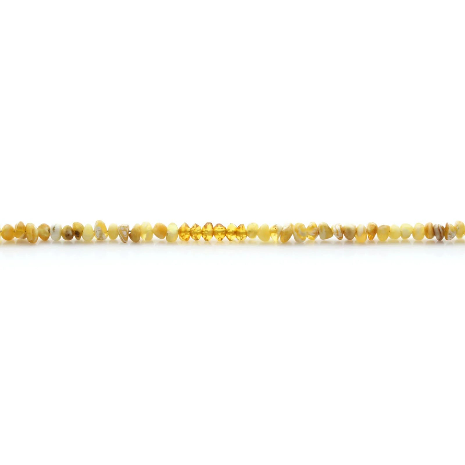 Adult Baltic Amber Necklace & 925 Sterling Silver Clasp 45cm. LE32