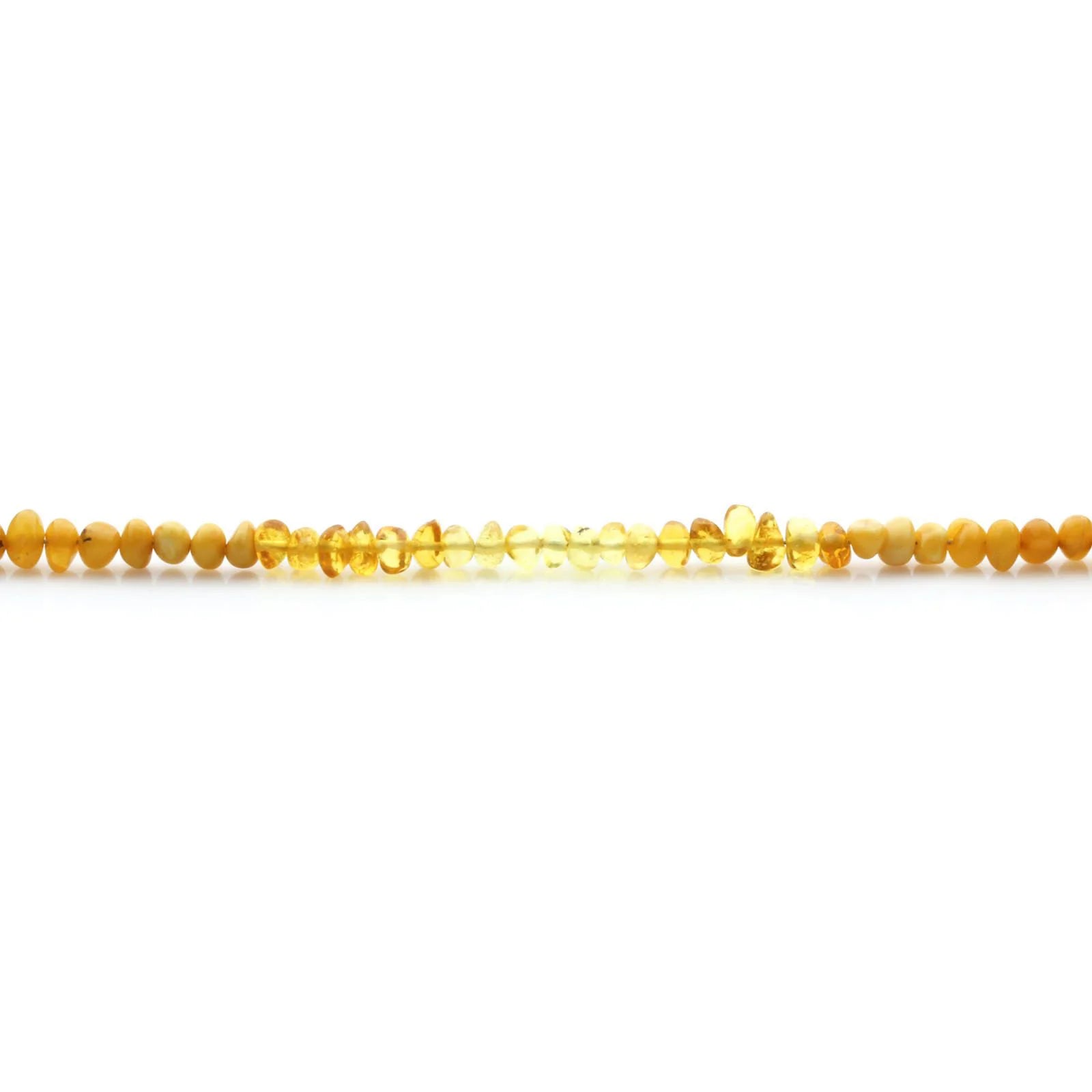 Adult Baltic Amber Necklace & 925 Sterling Silver Clasp 45cm. LE14
