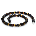 Adult Baltic Amber Necklace & 925 Sterling Silver Clasp 45cm. LE35