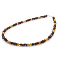 Adult Baltic Amber Necklace & 925 Sterling Silver Clasp 45cm. LE09