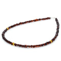 Adult Baltic Amber Necklace & 925 Sterling Silver Clasp 45cm. LE24