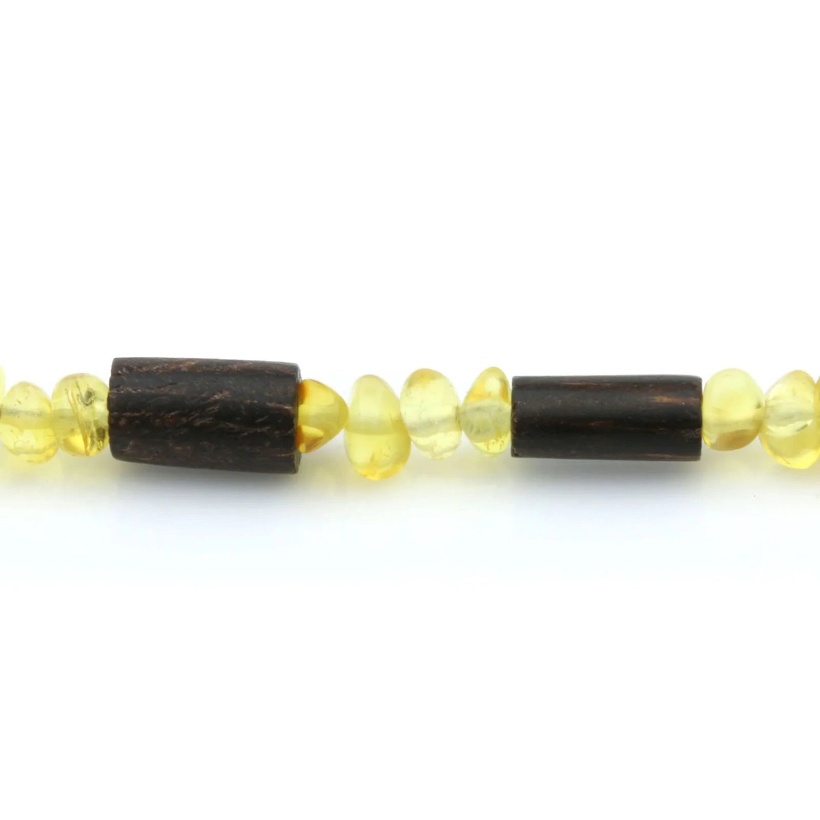 ADULT BALTIC AMBER WOOD 925 STERLING SILVER NECKLACE. SPT10