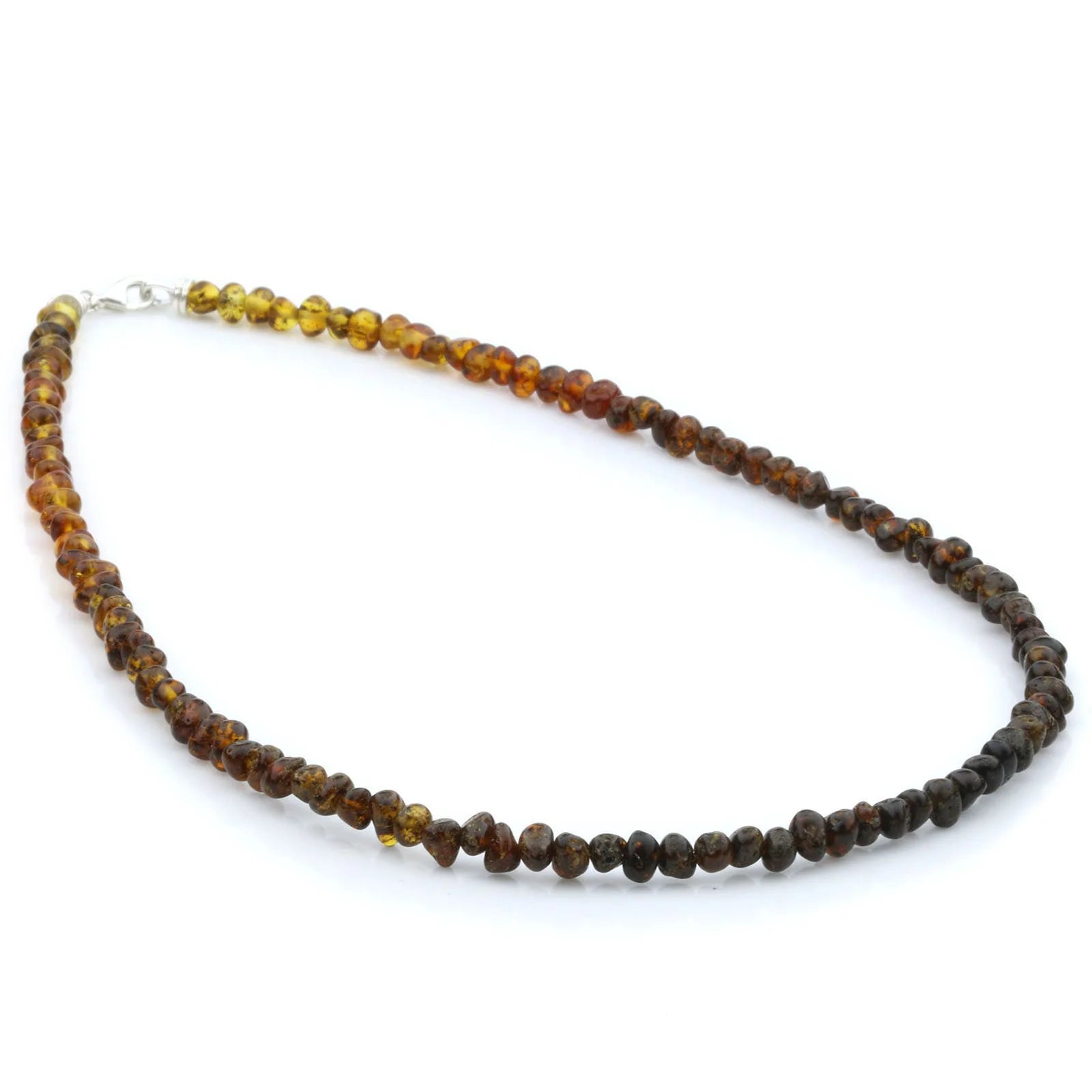 ADULT BALTIC AMBER 925 STERLING SILVER NECKLACE. SPT33