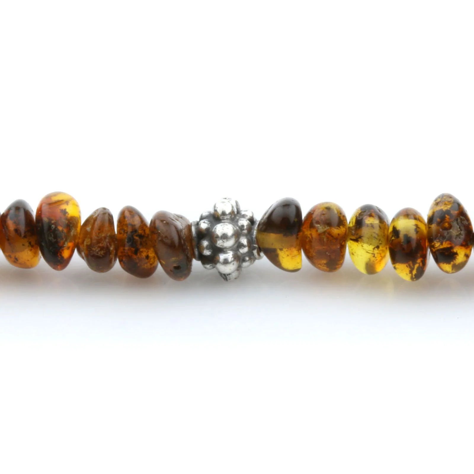 ADULT BALTIC AMBER 925 STERLING SILVER NECKLACE. SPT36