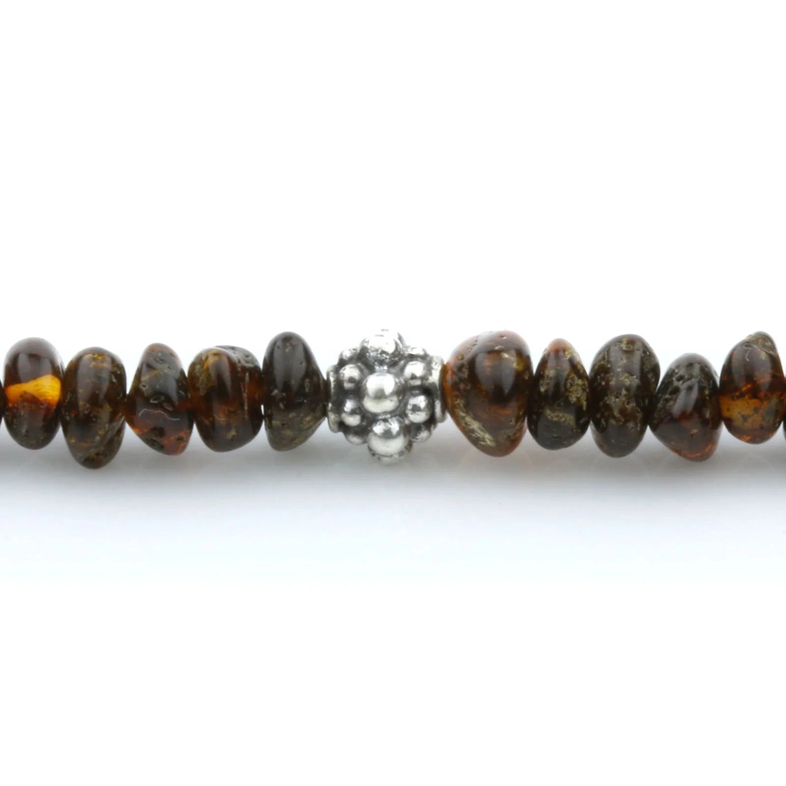 ADULT BALTIC AMBER 925 STERLING SILVER NECKLACE. SPT38