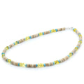 ADULT BALTIC AMBER SHELL TURQUOISE 925 STERLING SILVER NECKLACE. SPT80