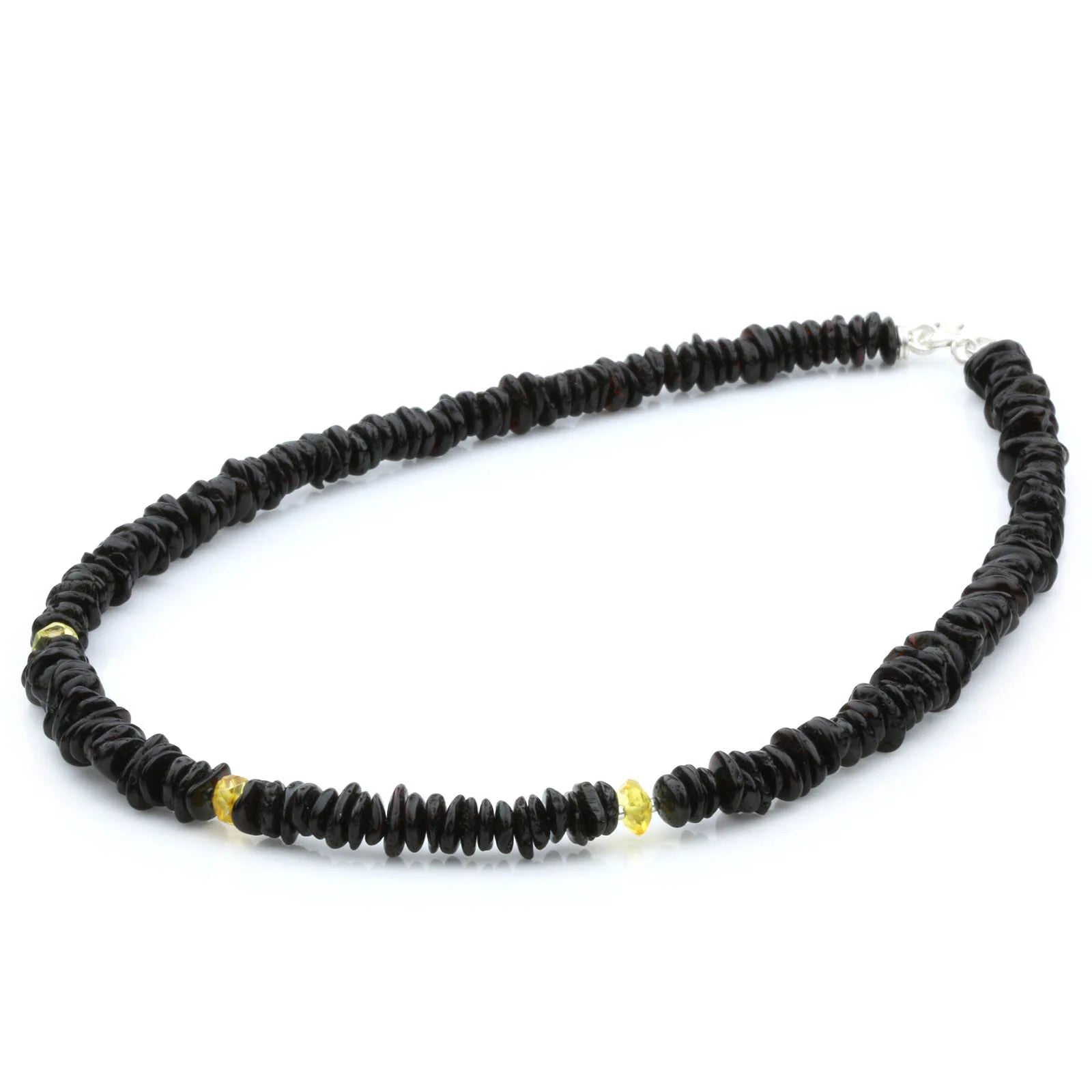 ADULT BALTIC AMBER 925 STERLING SILVER NECKLACE. SPT90