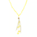 NATURAL BALTIC AMBER TASSEL NECKLACE. TASSEL17