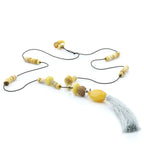NATURAL BALTIC AMBER TASSEL NECKLACE. TASSEL02