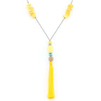 NATURAL BALTIC AMBER TASSEL NECKLACE. TASSEL03