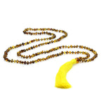 NATURAL BALTIC AMBER TASSEL NECKLACE. TSS10