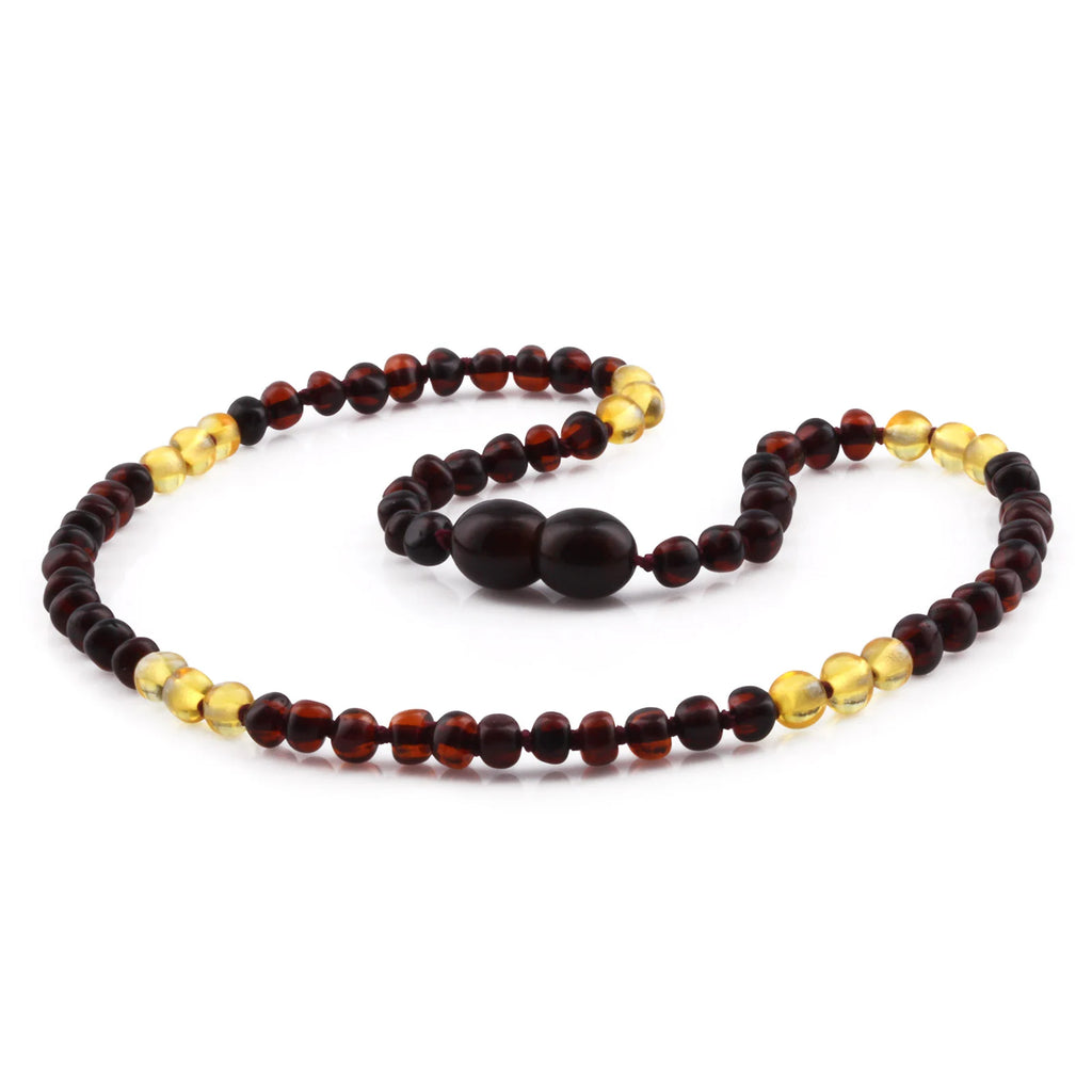 BALTIC AMBER TEETHING NECKLACE. LIMITED EDITION. XLE4