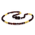 BALTIC AMBER TEETHING NECKLACE. LIMITED EDITION. XLE4