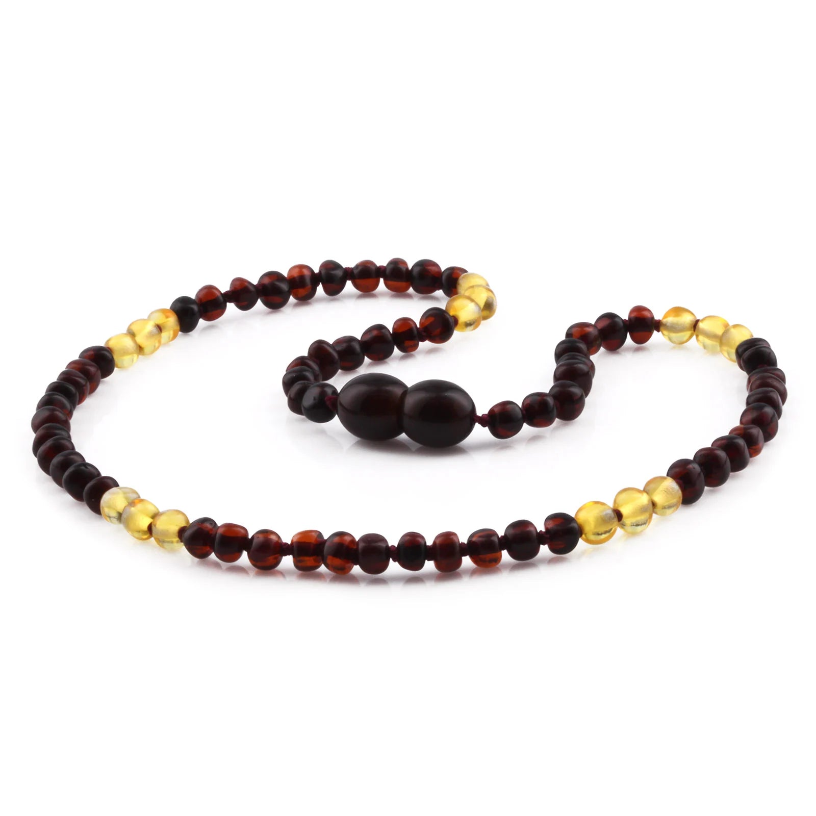 BALTIC AMBER TEETHING NECKLACE. LIMITED EDITION. XLE4