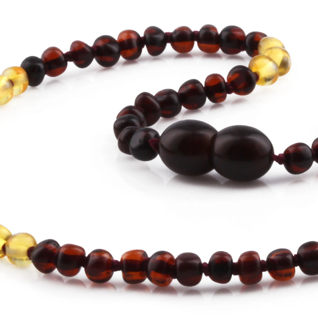 BALTIC AMBER TEETHING NECKLACE. LIMITED EDITION. XLE4