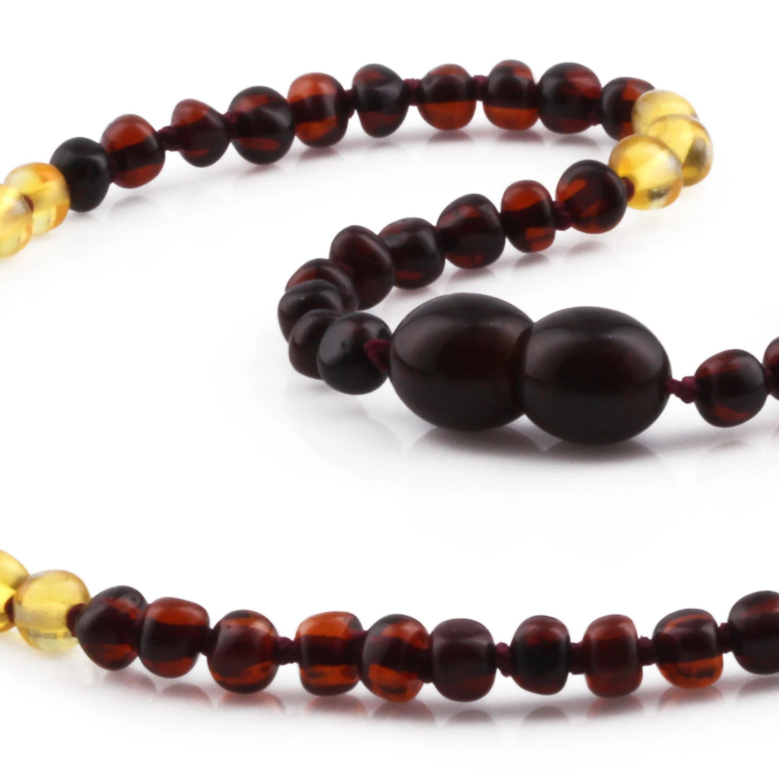 BALTIC AMBER TEETHING NECKLACE. LIMITED EDITION. XLE4
