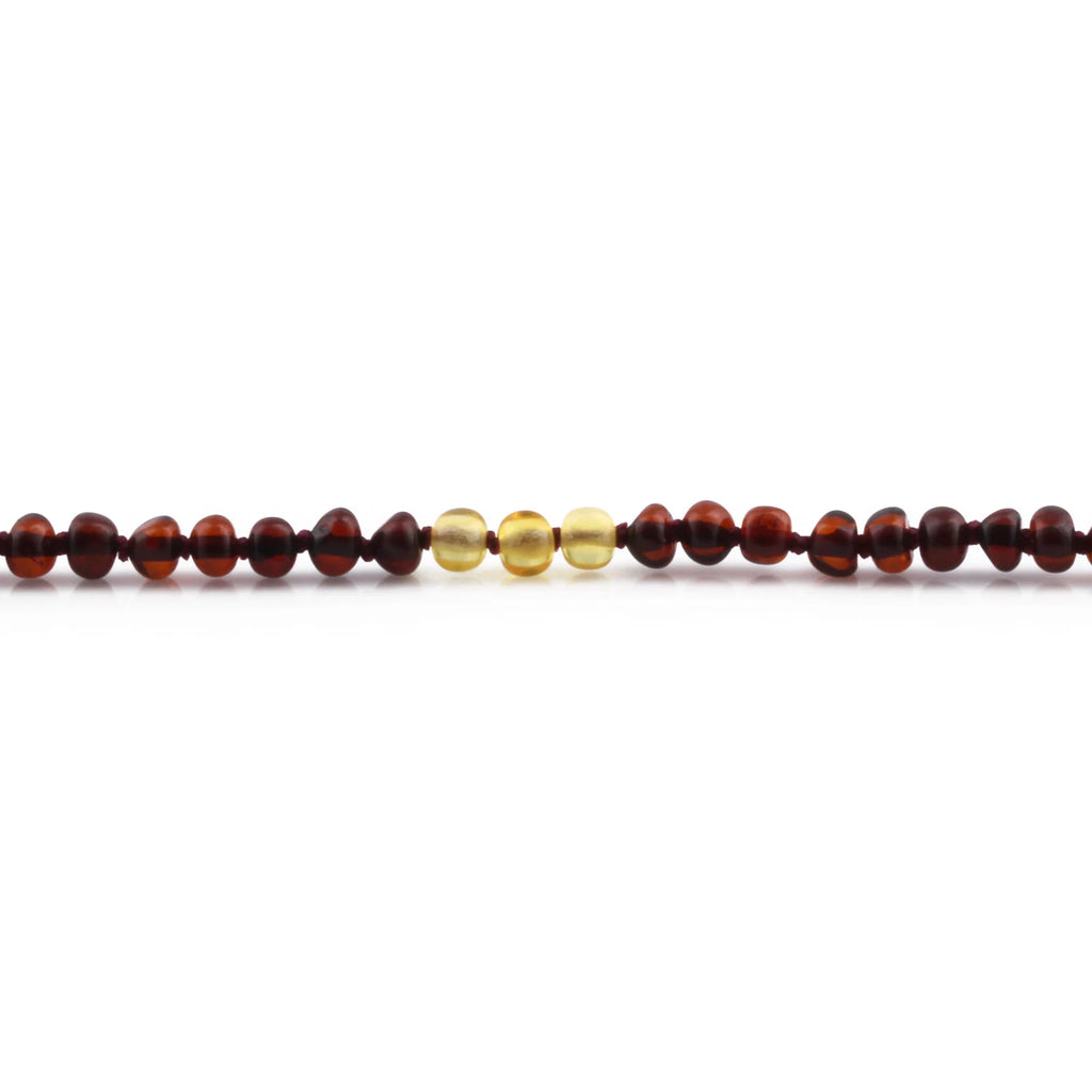 BALTIC AMBER TEETHING NECKLACE. LIMITED EDITION. XLE4