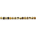 Baltic Amber Teething Necklace. Baroque Green 5mm - BA83