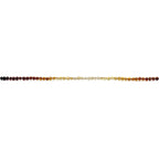 Baltic Amber Teething Bracelet. Baroque Rainbow 5mm - BA66