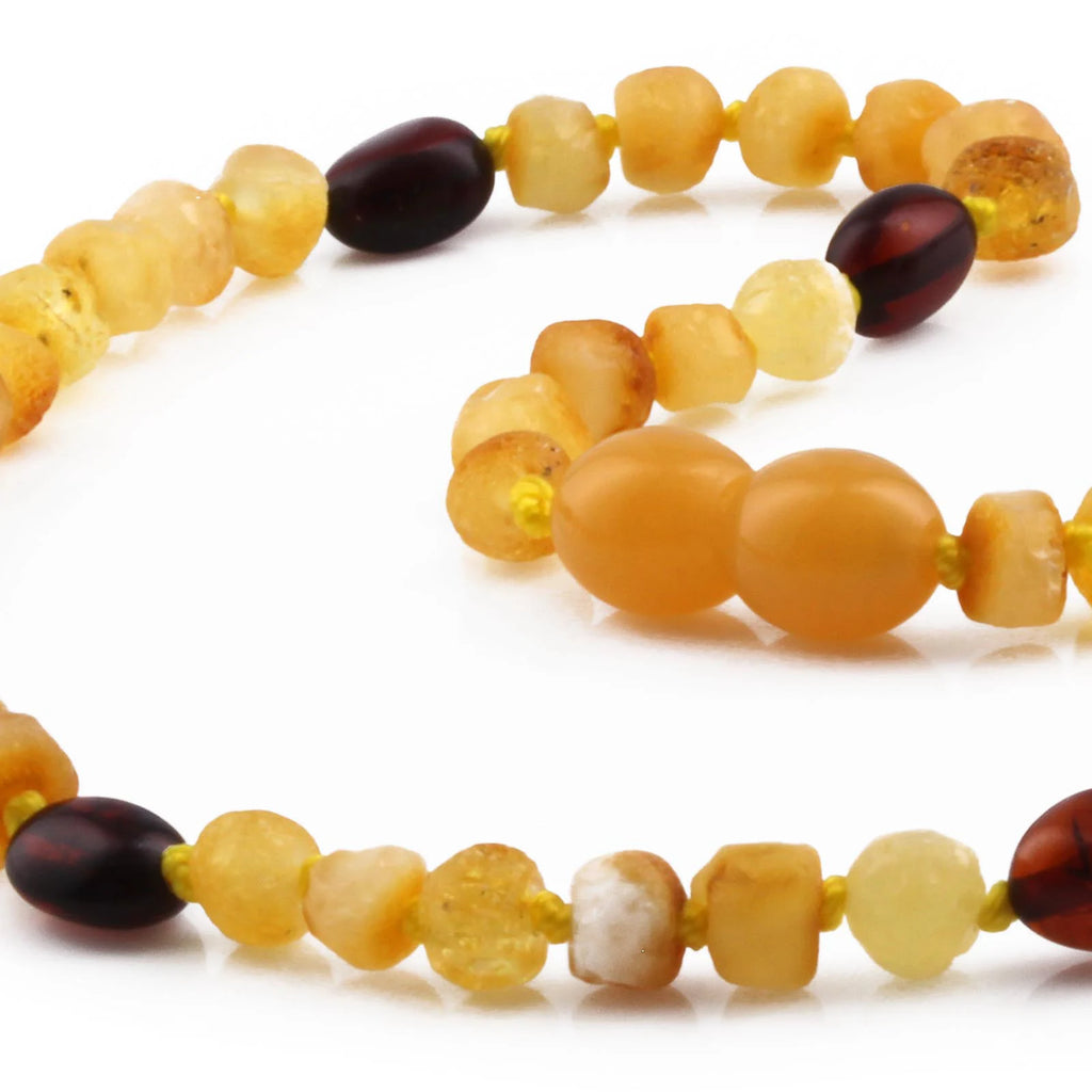 BALTIC AMBER TEETHING NECKLACE. LIMITED EDITION. XLE2