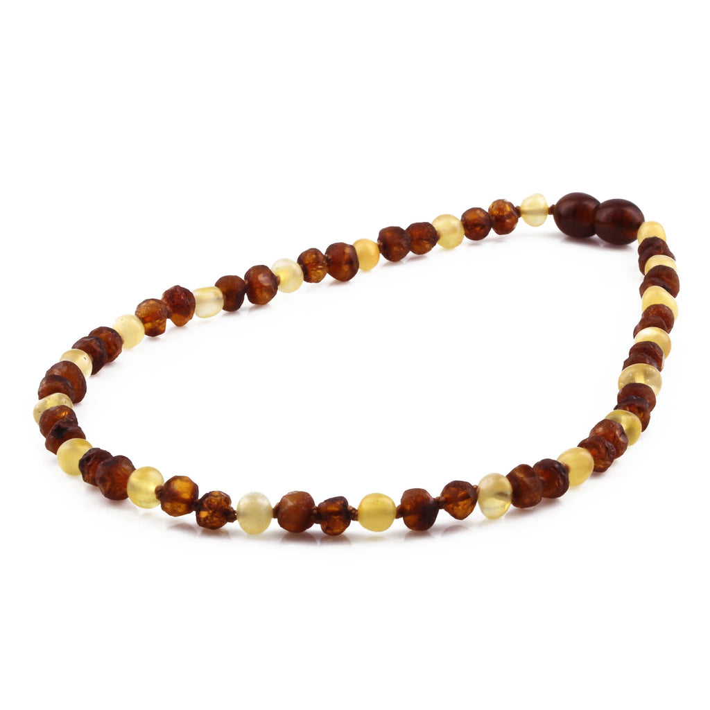 BALTIC AMBER TEETHING NECKLACE. LIMITED EDITION. XLE5