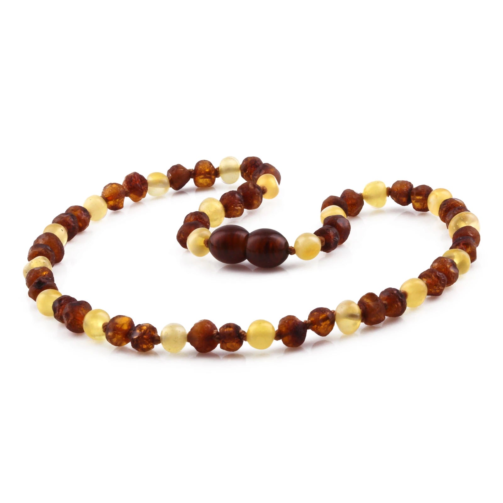 BALTIC AMBER TEETHING NECKLACE. LIMITED EDITION. XLE5
