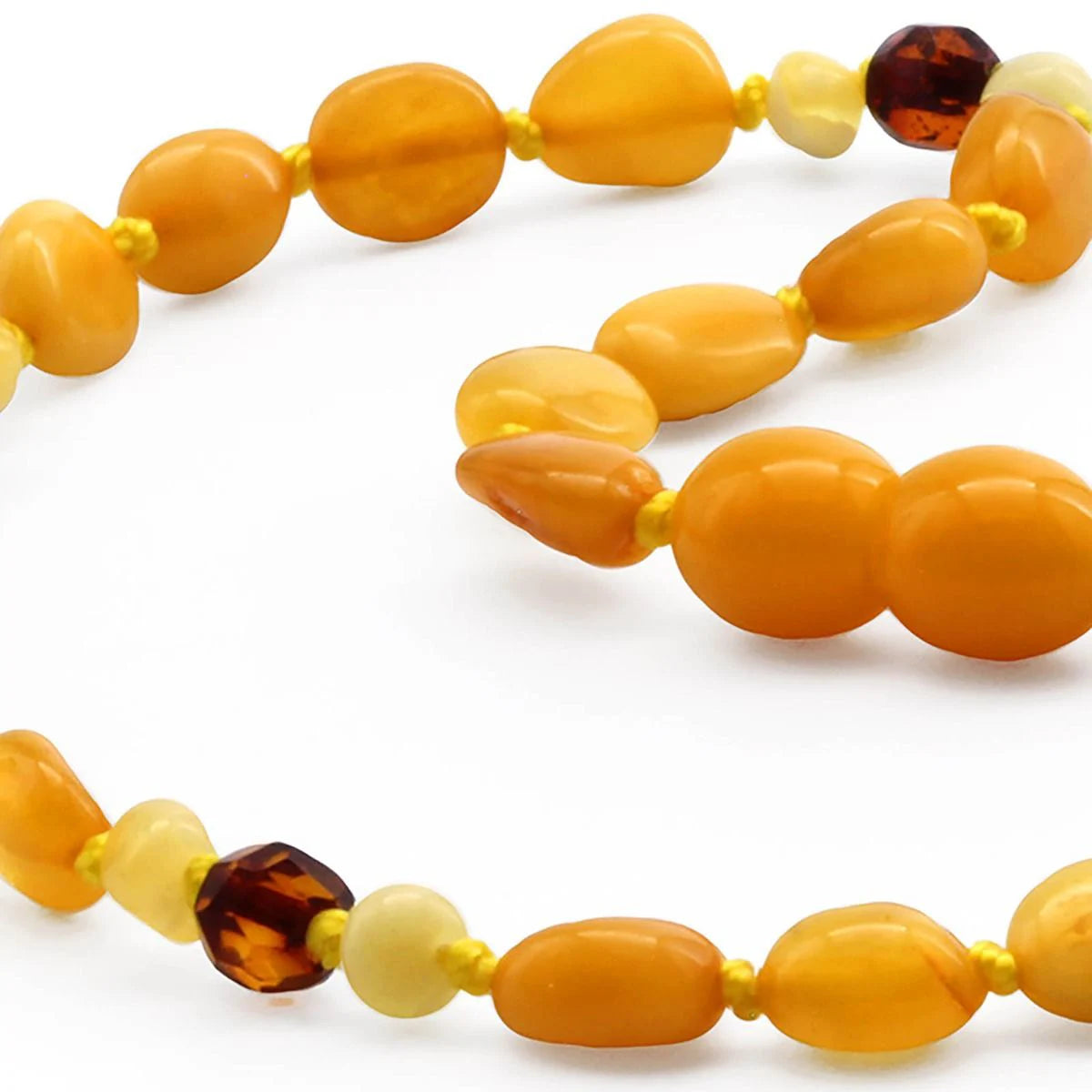 BALTIC AMBER TEETHING NECKLACE. LIMITED EDITION. BE194