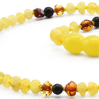 BALTIC AMBER TEETHING NECKLACE. LIMITED EDITION. BE197