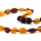 BALTIC AMBER TEETHING NECKLACE. LIMITED EDITION. LEO2