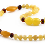 BALTIC AMBER TEETHING NECKLACE. LIMITED EDITION. BE212