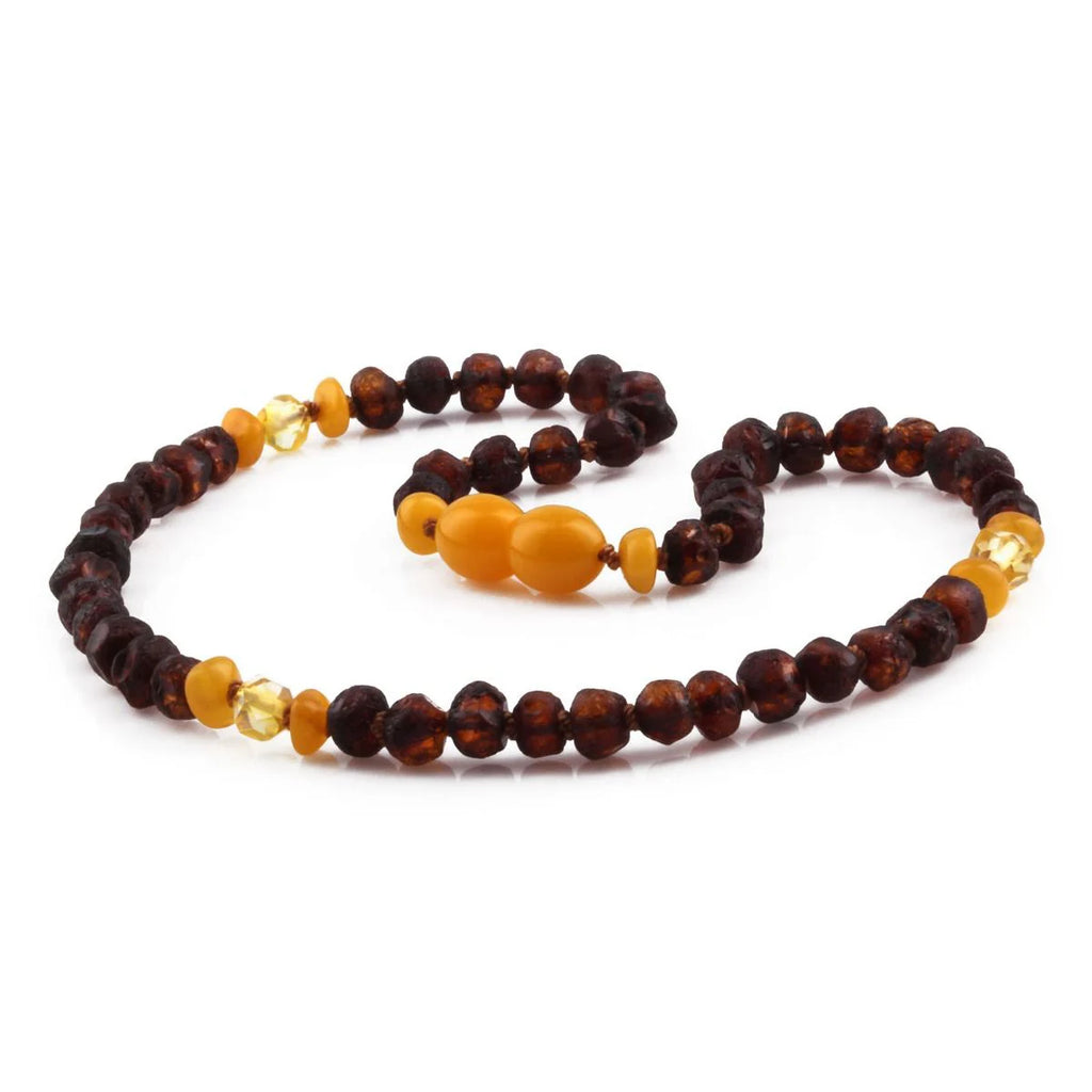 BALTIC AMBER TEETHING NECKLACE. LIMITED EDITION. XLE7