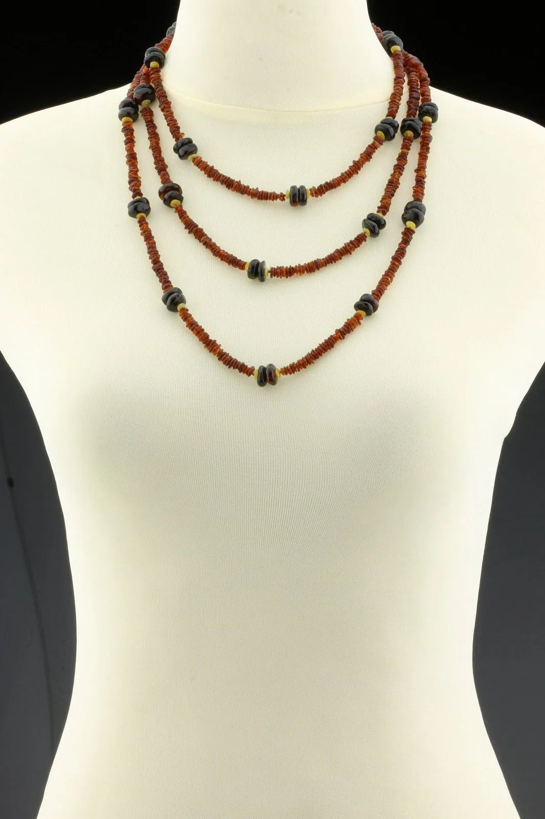 170cm Long Genuine Baltic Amber Necklace for Adult. AGS046