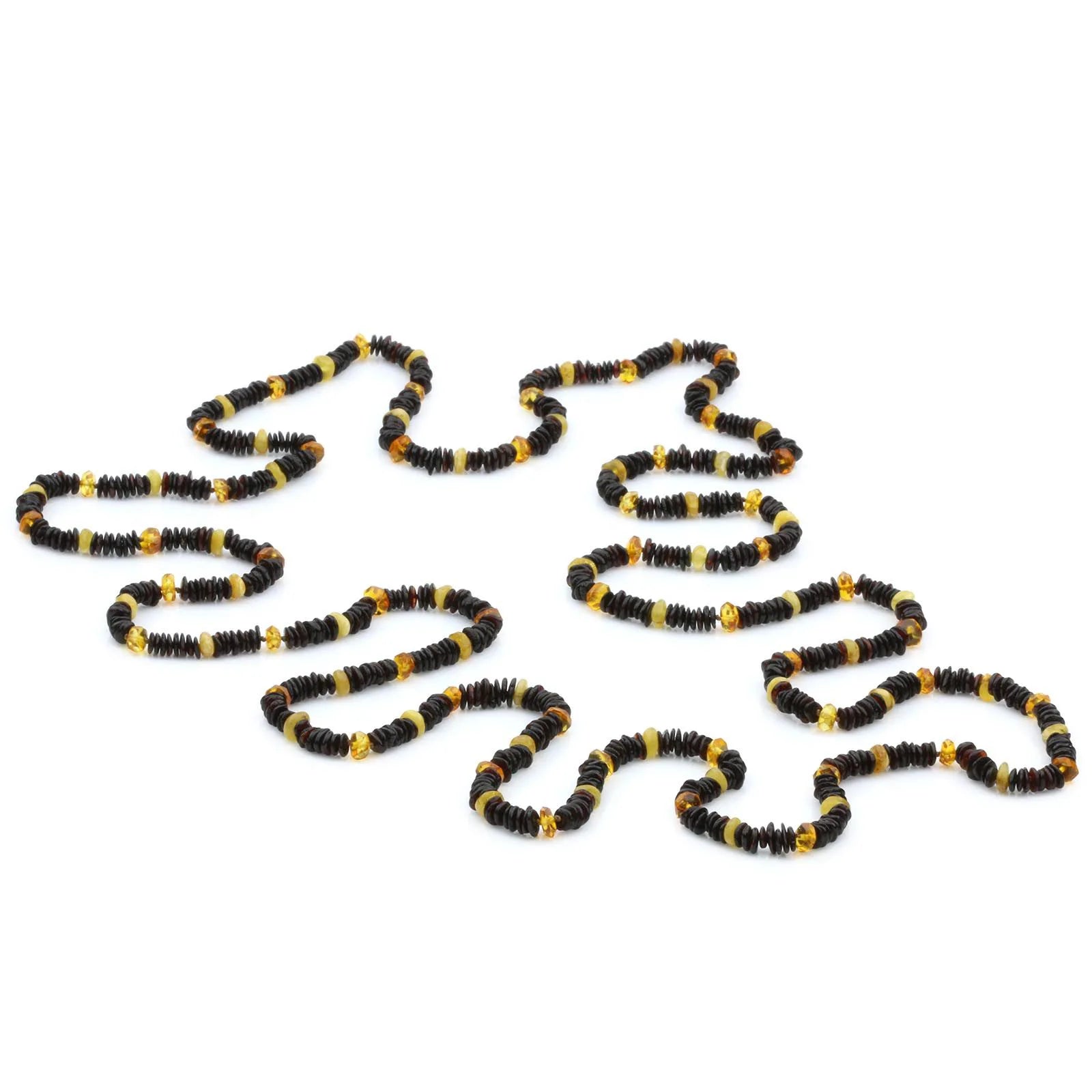 170cm Long Genuine Baltic Amber Necklace for Adult. AGS047