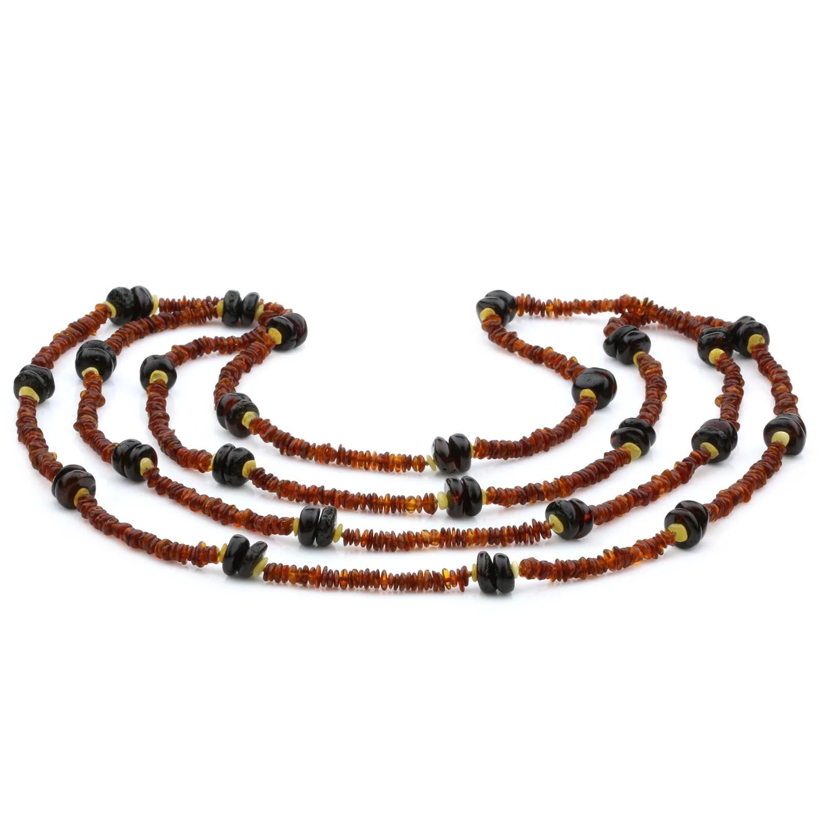 170cm Long Genuine Baltic Amber Necklace for Adult. AGS046