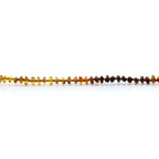 Natural Baltic Amber Teething Necklace. Round Flat LE87