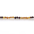 Natural Baltic Amber Teething Necklace. Baroque LE106