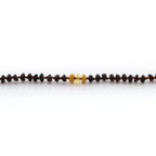 Natural Baltic Amber Teething Necklace. Roud Flat LE105