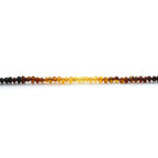 Adult Baltic Amber & 925 Sterling Silver Clasp Bracelet 18cm. Ba Rainbow I Matte A S.