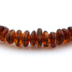 Adult Baltic Amber & 925 Sterling Silver Clasp Bracelet 18cm. Ro Cognac s.
