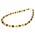 Adult Baltic Amber & 925 Sterling Silver Necklace. LE05