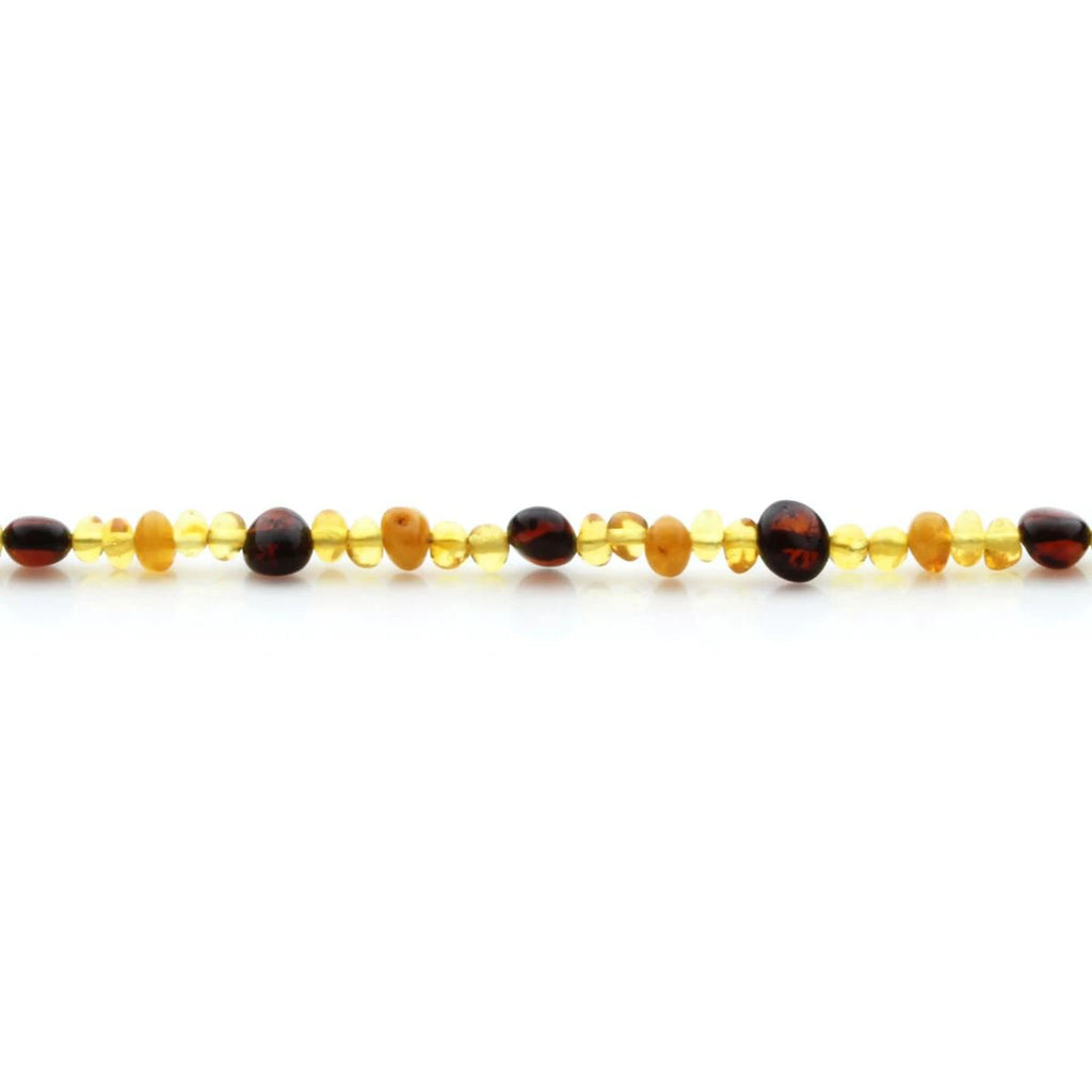 Adult Baltic Amber & 925 Sterling Silver Necklace. LE05