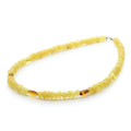 Adult Baltic Amber Necklace with 925 Sterling Silver Clasp. EE02