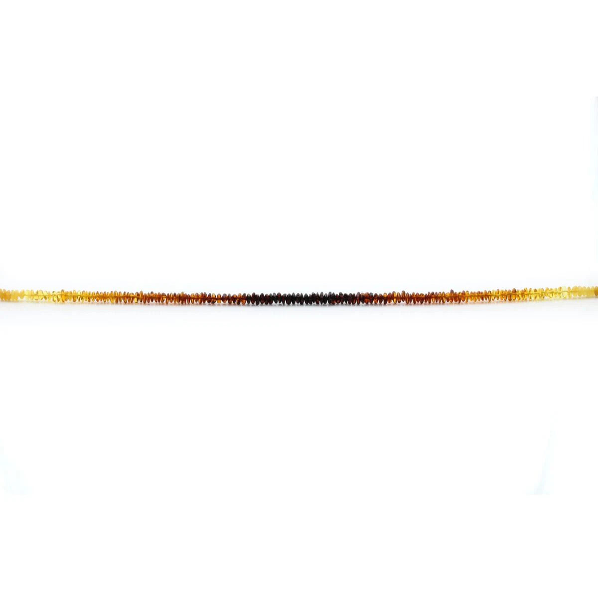 Adult Baltic Amber Bracelet & 925 Sterling Silver Clasp 18cm. EE03