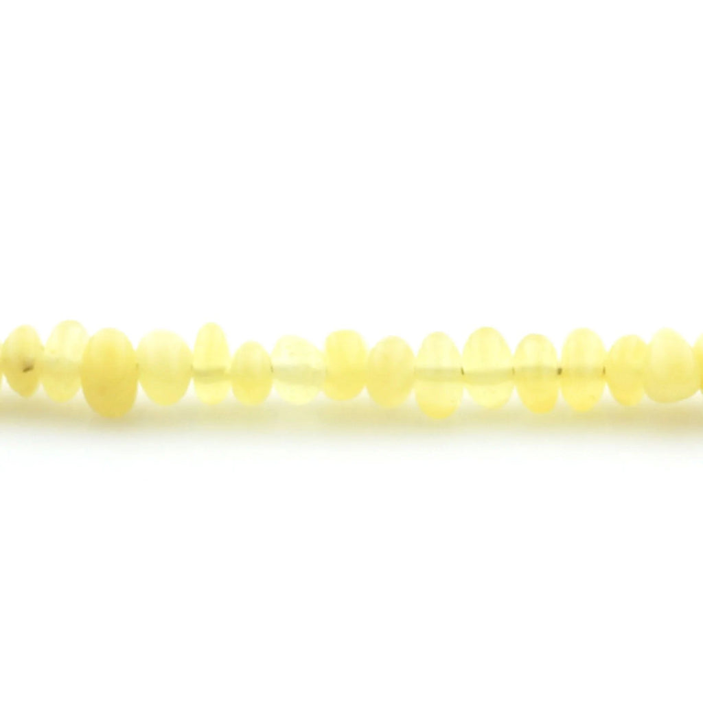 Natural Baltic Amber 925 Sterling Silver Bracelet. Baroque 3mm. Milky Yellow