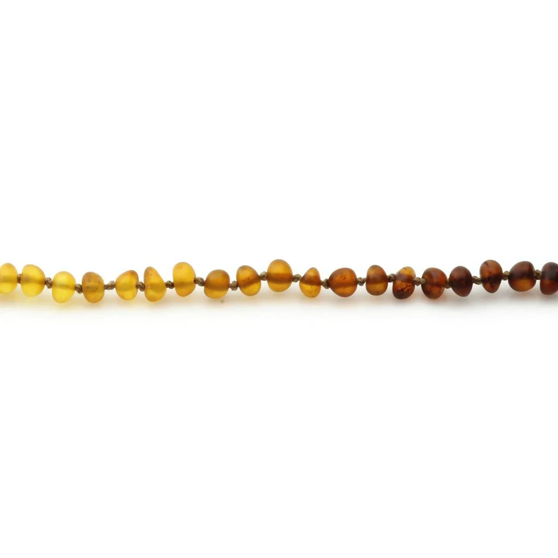 Adult Baltic Amber Necklace. Baroque Rainbow 5mm - BA116