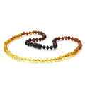 Adult Baltic Amber Necklace. Baroque Rainbow 5mm - BA116