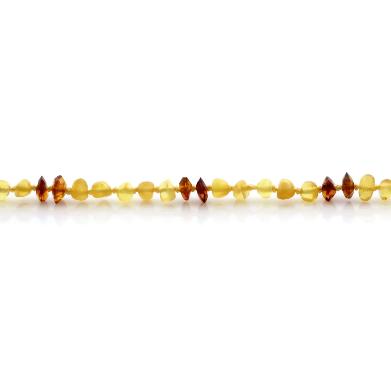 Natural Baltic Amber Teething Necklace. Baroque LE78